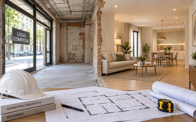 porque no todos los locales de madrid son validos para reformar como vivienda